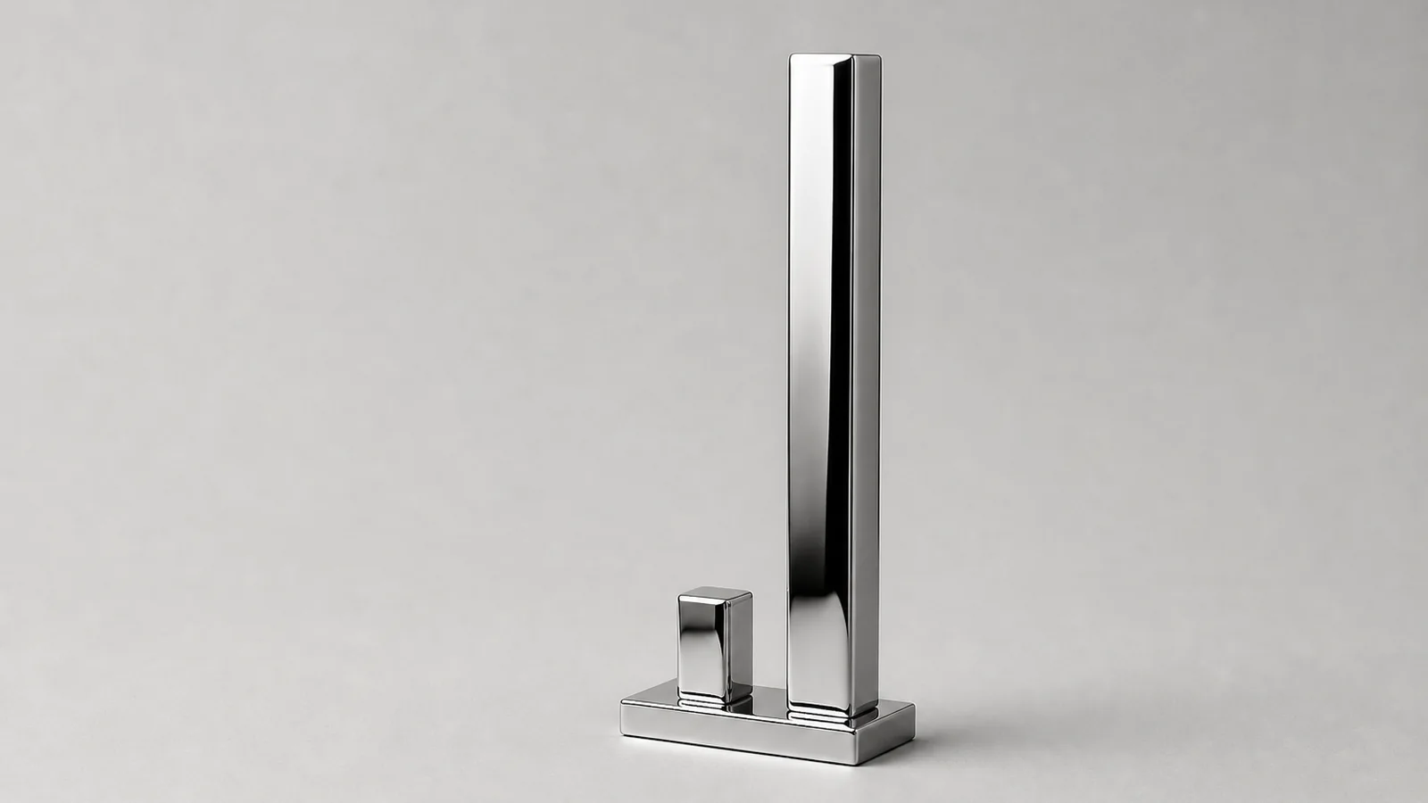 Two bars: one very short, one many times taller