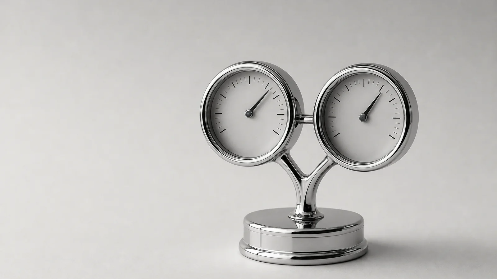 Two gauges comparing the greedy algorithm and the combined approach