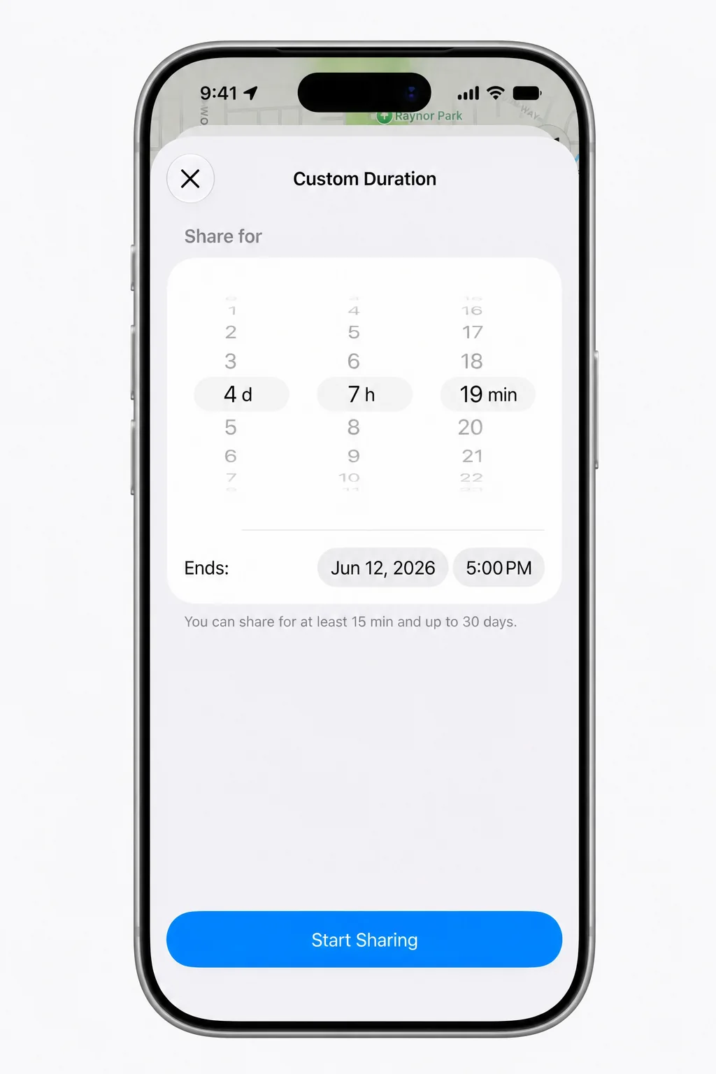 Time-limited sharing